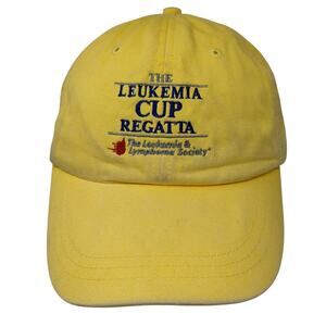 The Leukemia Cup Regatta Slideback Baseball Cap Yellow One Size Adjustable Adams